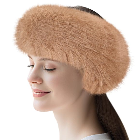 Sіmlаkеу Accessories - Faux Fur Headband Elastic Thick Earmuffs Women Winter Headwrap Earwarmer😏